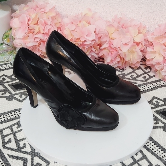 Bison bison Michele Bigot Low Heels Sz: 8.5 - Picture 7 of 12